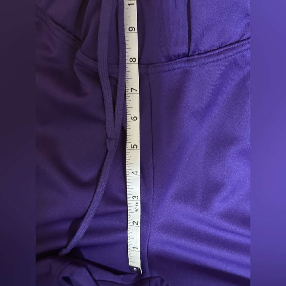 Nike Mens Pants purple Size XSmall Track Pant Zip Ankle Straight 100% Polyester - Picture 5 of 8